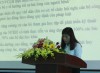 BsCKII. Nguyễn Thị Luyến - PGĐ Bệnh viện - PCT Công đoàn  trình bày tóm tắt báo cáo tại Hội nghị.